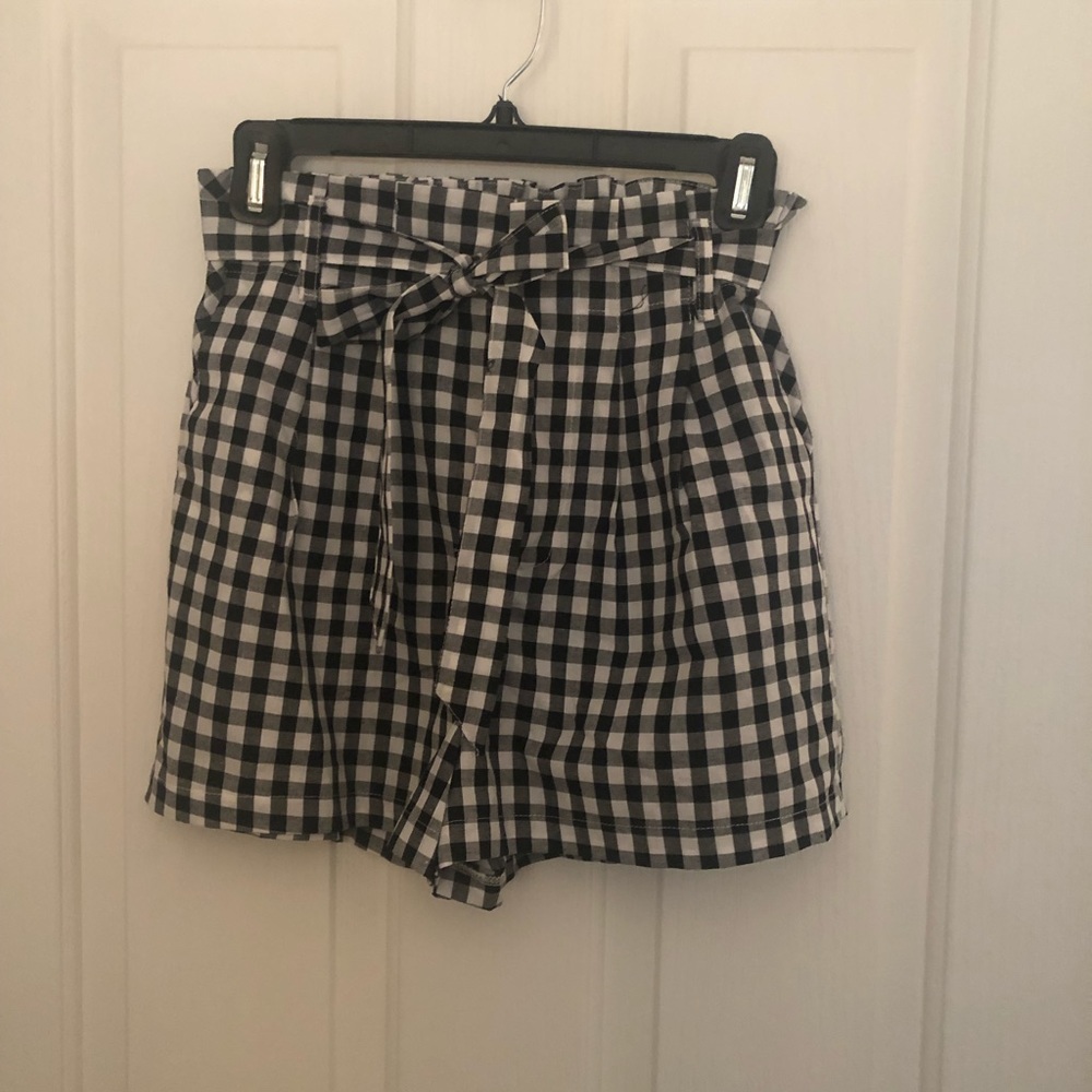 NWT Gingham Shorts